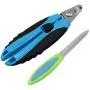 NLUJGYAV Nail Clippers for Small Dogs, Safety Zen Clippers for Cats Dogs toenail Files Thick Side Magic Nail Grooming Shaping kit