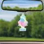 LITTLE TREES Car Air Freshener I Hanging Tree Provides Long Lasting Scent for Auto or Home I Cotton Candy, 24 Count, (4) 6-Packs