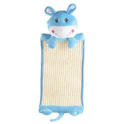 FRIENPET Hanging Cat Scratcher, Linen Cat Scratching Mat, Cat Scratch Pad with Cute Animal Shape Doll