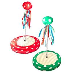 TINYS PET PRODUCTS Kitty Punch Ball With Scratching Post Pack of 2
