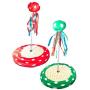 TINYS PET PRODUCTS Kitty Punch Ball With Scratching Post Pack of 2