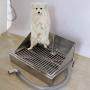 SYTH Dog Toilet Pet Potty Tray,Training Pads for Dogs- Portable Potty Trainer for Dogs Potty Trainer Indoor Outdoor