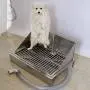 SYTH Dog Toilet Pet Potty Tray,Training Pads for Dogs- Portable Potty Trainer for Dogs Potty Trainer Indoor Outdoor SYTH Dog Toilet Pet Potty Tray,Training Pads for Dogs- Portable Potty Trainer for Dogs Potty Trainer Indoor Outdoor