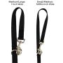 Blue-9 Pet Products Lead Multi-Function Dog Leash, Double Attachment 6 Foot Adjustable Leash for Dogs