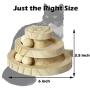 Cat Interactive Roller Toy 3 Level Tower Wood Tracks and 6 Balls Organic Metrial for Cats Fun Kitten Toys Excercise Indoor Game Study No Plastic Long Lasting Use Healthy Original Material