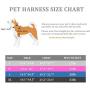 Poohoo 2 Pack Step-in Double Layers Mesh Dog Vest Harness Adjustable for Small Medium Dogs (L(Chest:19.2''-21.7''), Beige and Pink), Calming Faux Fur Donut Cuddler Dog Bed