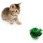 TKOnline 20 Pack Mylar Crinkle Balls Cat Toys Interactive Shiny Metallic Colors, Mixed Color Cat Toys,Cat Toy Pack,Cat,Cat Pack,Cat Balls,Cat Toys Interactive,Cat Toys Balls,Crinkle,Crinkle Balls