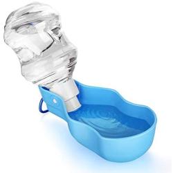 URWOOW Dog Water Bottle Pet Travel Water Bottle with Foldable Bowl Holder Drink Cup Tray Stand Attachment Dog Cat Travel Drink Bottle Bowl, Pet Outdoor Drinking Cup