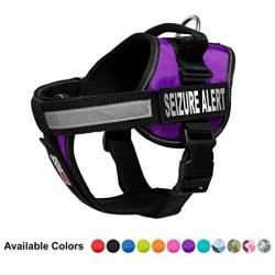 Dogline Unimax Multi-Purpose Dog Harness Vest with Seizure Alert Patches Adjustable Straps, Comfy Fit, Breathable Neoprene for Service, Identification and Training Dogs