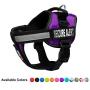 Dogline Unimax Multi-Purpose Dog Harness Vest with Seizure Alert Patches Adjustable Straps, Comfy Fit, Breathable Neoprene for Service, Identification and Training Dogs