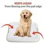 PAWISE Dog Indoor Potty Kit with 12pcs Quilted Pee Pads, Puppy Pad Floor Holder Tray, 23.6X23.6, Ready for Use