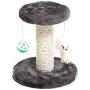 Huida Pets Adorable Cat Tree,7-Inch Kitten Tree,Sisal-Covered Scratching Posts，Cat Furniture for Kittens Cat Trees， Plush and Bell Ball Cat Scratcher Kitten Toy,Cat Scratching Posts