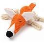 Sedioso Plush Dog Toy,Interactive Stuffed Fox Dog Toys for Boredom,Cute Squeaky Dog Chew Toys for Puppy,Small,Medium,Large Breed