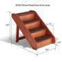 PetSafe CozyUp Folding Wood Pet Stairs for Dogs and Cats - for Small, Medium, Large and X-Large Pets