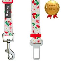 Blueberry Pet 8 Patterns Spring Scent Inspired Floral Rose Print Dog Seat Belts