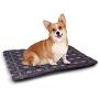 DayDayFun Geometric Pet Sleeping Mat Cube Pattern with Pastel Colors Illustration Abstract Grid Squares Composition Personalized Pet Placemat Multicolor