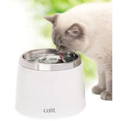 Catit Fresh & Clear Stainless Steel Cat Water Fountain, 50023