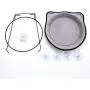 C.T Cat Window Circular Bed for Indoor Cats Cat Hammock Durable Heavy Duty Suction Cups Cat Bed Holds Up to 33lbs/15kg Easy to Assemble Lower Support The Bed 4colours C.T Cat Window Circular Bed for Indoor Cats Cat Hammock Durable Heavy Duty Suction Cups Cat Bed Holds Up to 33lbs/15kg Easy to Assemble Lower Support The Bed 4colours