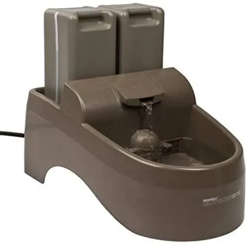 PetSafe Drinkwell Indoor/Outdoor Dog Fountain, Pet Drinking Fountain for Dogs and Cats, 450 oz. Water Capacity, Automatic Dispenser PetSafe Drinkwell Indoor/Outdoor Dog Fountain, Pet Drinking Fountain for Dogs and Cats, 450 oz. Water Capacity, Automatic Dispenser