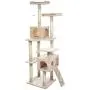 PETMAKER Skyscraper Sleep & Play Cat Tree, 5.5 feet, Beige PETMAKER Skyscraper Sleep & Play Cat Tree, 5.5 feet, Beige