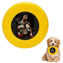Pet Frisbee Flying Disc Dog Toy - Multifunction Iron Mike Tyson