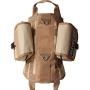 haoyueer Military Tactical Dog Vest Harness Pack Hound Travel Camping Hiking Backpack Saddle Bag Rucksack & Label Patches for Medium & Large Dogs