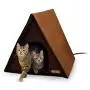 K&H PET PRODUCTS Outdoor Multi-Kitty A-Frame Chocolate 35 X 20.5 X 20 Inches Heated K&H PET PRODUCTS Outdoor Multi-Kitty A-Frame Chocolate 35 X 20.5 X 20 Inches Heated