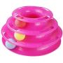 Interactive Cat Toy 3 Level Track Tower with Roller Balls,Exerciser Game,Teaser,Anti-Slip,Active Healthy Lifestyle,Improve Mental Simulation and Physical Play,Suitable for Multiple Cats