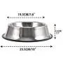 Juqiboom 2Packs Stainless Steel Dog Bowl with Anti-Skid Rubber Base for Small/Medium/Large Pet, Perfect Dish, Pets Feeder Bowl and Water Bowl Perfect Choice for Dog Puppy Cat and Kitten Juqiboom 2Packs Stainless Steel Dog Bowl with Anti-Skid Rubber Base for Small/Medium/Large Pet, Perfect Dish, Pets Feeder Bowl and Water Bowl Perfect Choice for Dog Puppy Cat and Kitten