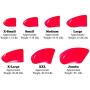Purrdy Paws Soft Nail Caps for Dog Claws NEON RED
