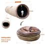 Petest Collapsible Cat Tunnel Pet Play Tube Crinkle Tunnel with Cat Toys