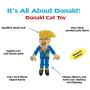 FUZZU Donald Trump Special Edition Political Parody Novelty Small (8'') Cat Toy - Durable & Non-Toxic with U.S. Grown Certified Organic Catnip