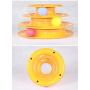 Interactive Cat Toy 3 Level Track Tower with Roller Balls,Exerciser Game,Teaser,Anti-Slip,Active Healthy Lifestyle,Improve Mental Simulation and Physical Play,Suitable for Multiple Cats