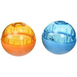 Our Pets Smarter Interactive IQ Treat Ball Dog Toy, 3 Inches -2 Pack - Color May Vary