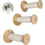 La La Pet Wood Cat Scratching Post Cat Shelf Board Floating Cat Perch Cat Climber Cat Scratcher Wall Cat Furniture Cat Climber Bed Tower Tree