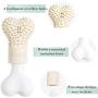 YoYabon Dog Chew Toys, Interactive Indestructible Tough Durable Dog Toothbrush Toy for Aggressive Chewers Large Breed Medium Dogs Dental Care Teeth Cleaning Dog Toys Bone
