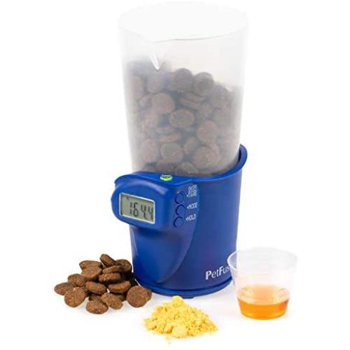 PetFusion Digital Food Scale & Scoop for Dry Dog Food & Cat Food (1, 2 Cup). [Precision Dog Food Measuring Cup for Better Nutrition, Weight Control, Savings]. 1 Year Warranty for Manufacturer Defects