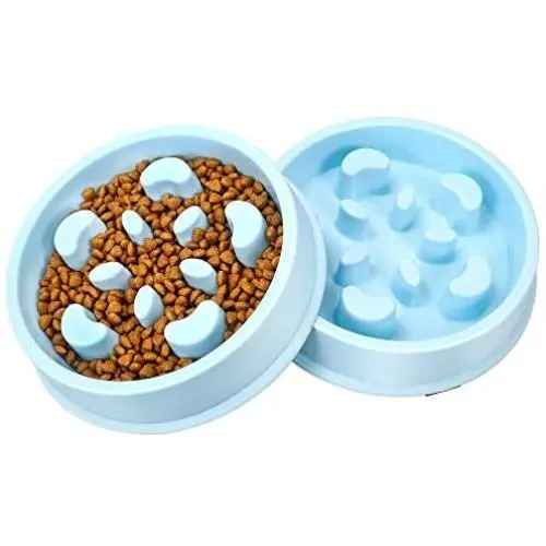 UPSKY Slow Feeder Dog Bowl No Choking Slow Feeder Bloat Stop Dog Cat Food Water Bowl with Funny Pattern (Set of 2) UPSKY Slow Feeder Dog Bowl No Choking Slow Feeder Bloat Stop Dog Cat Food Water Bowl with Funny Pattern (Set of 2)