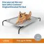 Elevated Indoor/Outdoor Pet Cot Color: Gray, Size: Large (51'' H x 32'' W) Elevated Indoor/Outdoor Pet Cot Color: Gray, Size: Large (51'' H x 32'' W)