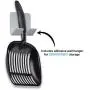 Pets First Cat Litter Scooper - Ergonomic & Easy Grip Design Deep Cleaning with A Non-Stick & No Residue Build-Up – Solid Aluminum, Waterproof - Bonus Hook - 1.75 x 13.25 x 5 Pets First Cat Litter Scooper - Ergonomic & Easy Grip Design Deep Cleaning with A Non-Stick & No Residue Build-Up – Solid Aluminum, Waterproof - Bonus Hook - 1.75 x 13.25 x 5
