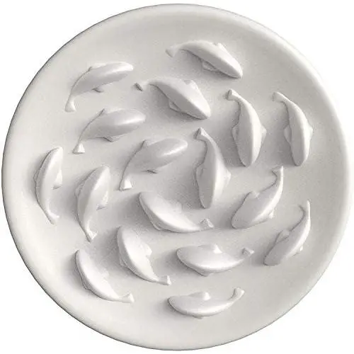 MSBC Pet Slow Feed Dish for Cats and Small Dogs - Fish Pool Design, Fun Interactive Bloat Stop Puzzle Feeder Bowl Healthy Eating Diet Food Grade Material Easy to Clean Dishwasher Safe MSBC Pet Slow Feed Dish for Cats and Small Dogs - Fish Pool Design, Fun Interactive Bloat Stop Puzzle Feeder Bowl Healthy Eating Diet Food Grade Material Easy to Clean Dishwasher Safe