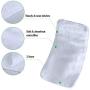 Teamoy Female Dog Diaper Pads, Reusable Doggie Diaper Wraps Liner Pads(Pack of 6), M