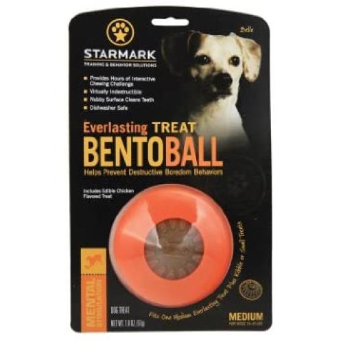Starmark Everlasting Treat Bento Ball Tough Dog Chew Toy