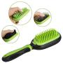 LEWARM Bristle Brush/Pin Brush/Bath&Massage Brush/Dematting Comb/Deshedding Comb for Dogs Cats 5-in-1 Pet Grooming Kit, Remove Undercoat MatsTangled Hair & Improve Circulation