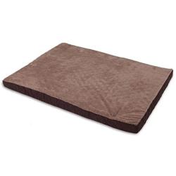 Aspen Pet Orthopedic Plush Quilted Bed, Colors May Vary, 28 x 38 Inches