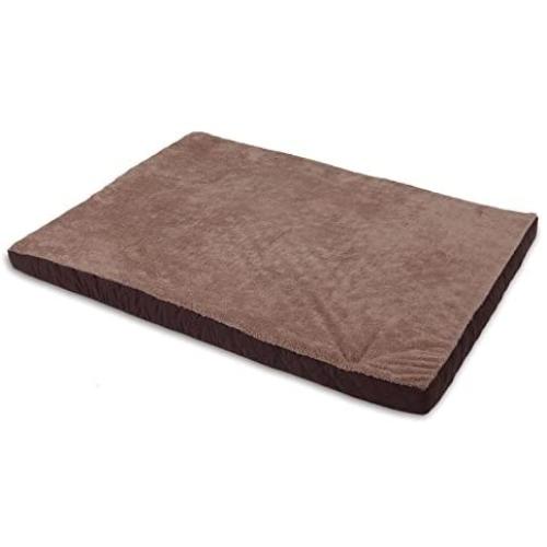 Aspen Pet Orthopedic Plush Quilted Bed, Colors May Vary, 28 x 38 Inches
