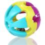 XIHONGSHIR Dog Toys Balls, Dog Toys Squeaky Balls, Plastic Balls, Nontoxic Bite Resistant, Exercise Game Balls, Hollow Toy Balls, 3Pcs, Medium,7.5cm