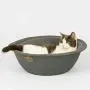 Hepper - Nest Cat Bed - Modern Cat Furniture - Cat Bowl with Removable & Washable Fleece Liner