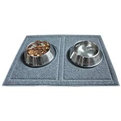 PetLike Pet Feeding Mat for Large Dogs and Cats，Non-Slip and Waterproof Large Dog Bowl Mat for Food and Water，Easy to Clean (Exclude Bowl)