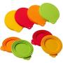 Pet Food Can Cover Universal Silicone Cat Dog Food Can Lids 1 Fit 3 Standard Size BPA Free Can Covers for Pet Food Cans (4 Pack)